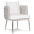 Bernhardt Santa Cruz Outdoor Arm Chair in Nordic Grey