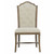 Bernhardt Rustic Patina Side Chair in Peppercorn Finish