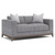 Bernhardt Noel Grey Fabric Loveseat