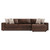 Bernhardt Nest 2-Piece Right Facing Leather Sectional