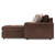 Bernhardt Nest 2-Piece Right Facing Leather Sectional