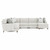 Bernhardt Mila 6-Piece Fabric Sectional with Right Facing Chaise