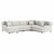 Bernhardt Mila 5-Piece Left Facing Fabric Sectional