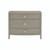 Bernhardt Linea Bachelor's Chest in Cerused Greige