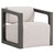 Bernhardt Leilani Outdoor Swivel Chair - Smoked Truffle Finish