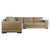 Bernhardt Lars Leather 3-Piece Sectional