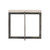 Bernhardt Hathaway Metal Bunching Square Cocktail Table