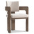 Bernhardt Casa Paros Arm Chair with Decorative Back