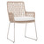 Bernhardt Carmel Outdoor Arm Chair with Seat Pad - Quick Ship