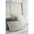 Bernhardt Axiom Queen Upholstered Panel Bed with Wooden Footboard and Side Rails