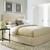 Bernhardt Avery Upholstered King Panel Bed in Cream