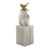 John Richard Brass Bird and Quartz Sculpture on Marble - Large