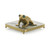 John Richard Brass Frog Napkin Holder