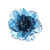 John Richard Cerulean Glass Flower Wall Art