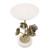 John Richard Golden Camellia Accent Table