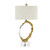 John Richard Metallic Ice Table Lamp - Brass