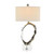 John Richard Metallic Ice Table Lamp - Nickel