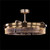 John Richard Sinclair Chandelier with Fan - Brass