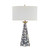 John Richard Stone Obelisk Table Lamp - White