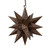 Worlds Away 15" Punched Tin Star Chandelier