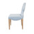 Worlds Away Adelaide Dining Chair - Light Blue Linen
