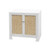 Worlds Away Alden Cabinet - White Lacquer