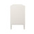 Worlds Away Angus Chest - Matte White Lacquer