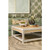 Worlds Away Augie White Marble Bowl