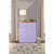 Worlds Away Beau Cabinet - Lavender Lacquer