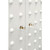 Worlds Away Beau Cabinet - White Lacquer