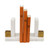 Worlds Away Blocks White Marble Bookends