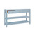 Worlds Away Briar Console Table - Textured Light Blue Linen