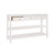 Worlds Away Briar Console Table - White Textured Linen