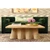 Worlds Away Britney Coffee Table - Natural Woven Rattan