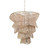 Worlds Away Cambry Chandelier - Bleached Rattan