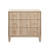 Worlds Away Carmack Side Table - Cerused Oak
