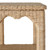 Worlds Away Cavalier Etagere - Woven Rattan