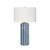 Worlds Away Cece Table Lamp - Light Blue Glaze