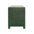 Worlds Away Cole Side Table - Green Dyed Grasscloth