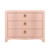 Worlds Away Cora Chest - Textured Pink Linen