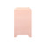 Worlds Away Cora Chest - Textured Pink Linen