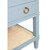Worlds Away Cutler Bath Vanity - 48" - Light Blue Lacquer