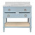 Worlds Away Cutler Bath Vanity - Light Blue Lacquer