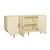 Worlds Away Deluca Buffet - Beige Faux Parchment