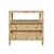 Worlds Away Douglas Side Table - Burl Wood