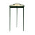 Worlds Away Dylan Cigar Table - Matte Dark Green Lacquer