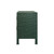 Worlds Away Edelman Side Table - Dyed Green Grasscloth