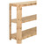 Worlds Away Emery Console Table - Burl Wood