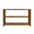 Worlds Away Emery Console Table - Dark Burl Wood