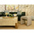 Worlds Away Enid Coffee Table - Burl Wood